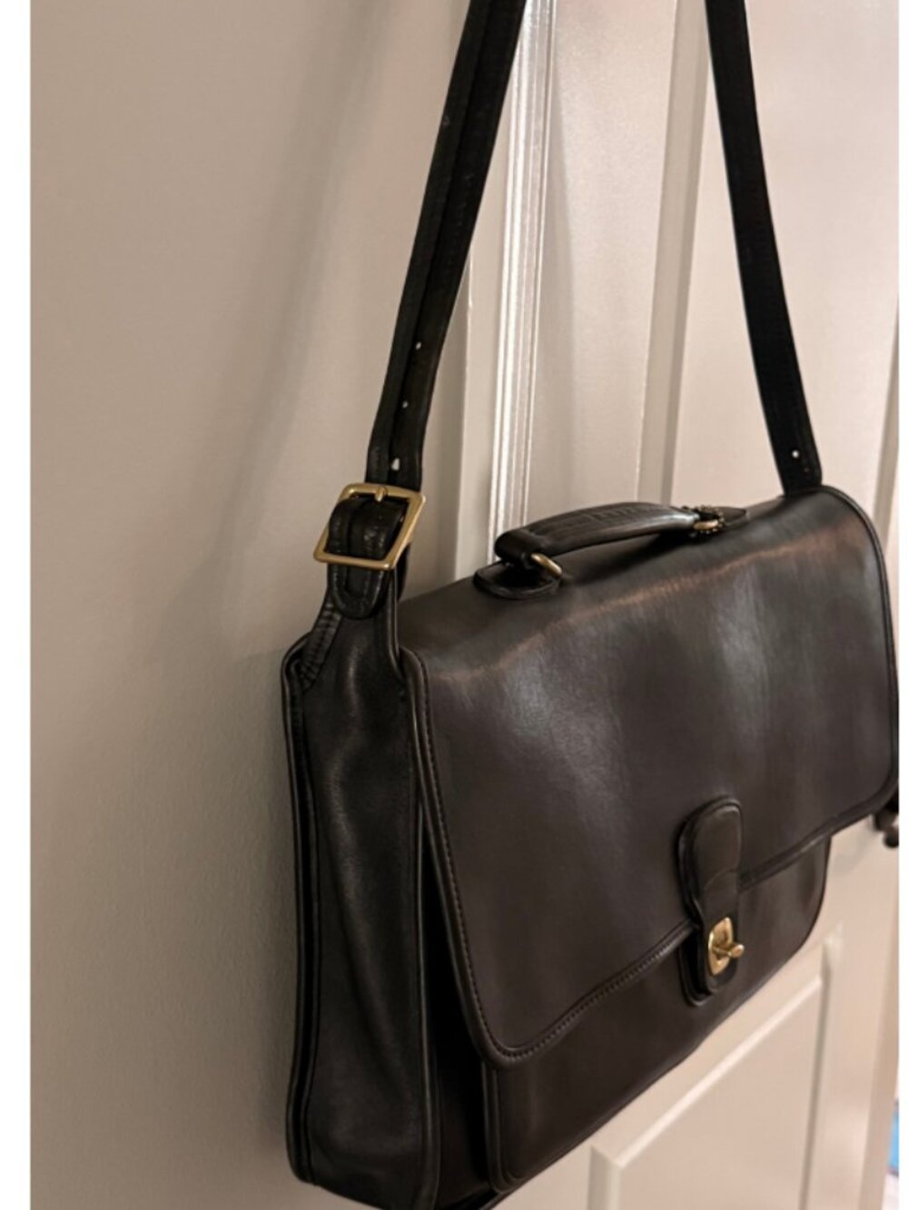 Coach Metropolitan Briefcase from Devil Wears Prada 2 , Authentic 1990s - Picture 2 of 14
